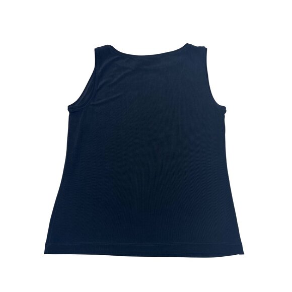 Chico's Travelers Women's Black Sleeveless Top Made In USA, Size 2/US L - Picture 2 of 5